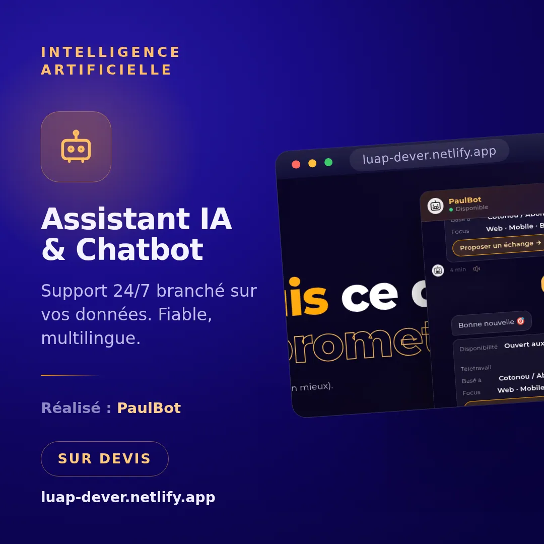 Assistant IA & Chatbot